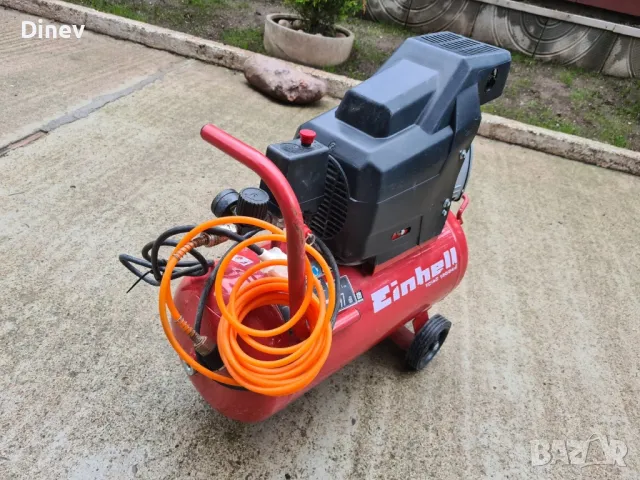 бутален маслен компресор за въздух EINHELL TC-AC 190/24/8, снимка 3 - Компресори - 49749306