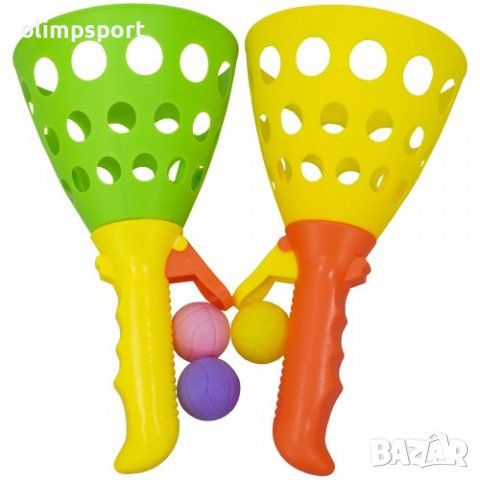 Спортен комплект две чашки с три топчета . Интересна, занимателна, състезателна игра. , снимка 3 - Други - 36908504