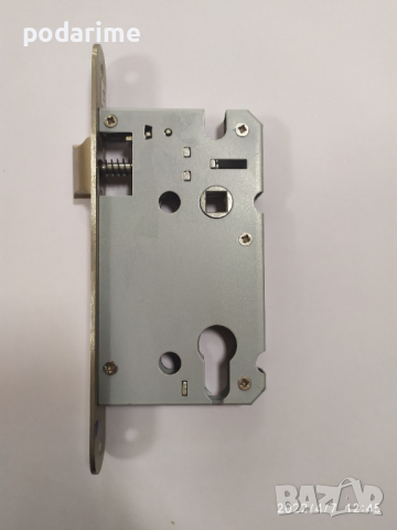 Брава за китайска интериорна врата 58/50 мм, овална челна планка, снимка 2 - Интериорни врати - 36387875