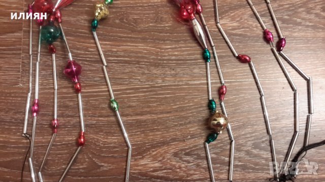 Стъклен новогодишен герлянд , снимка 3 - Колекции - 32199505