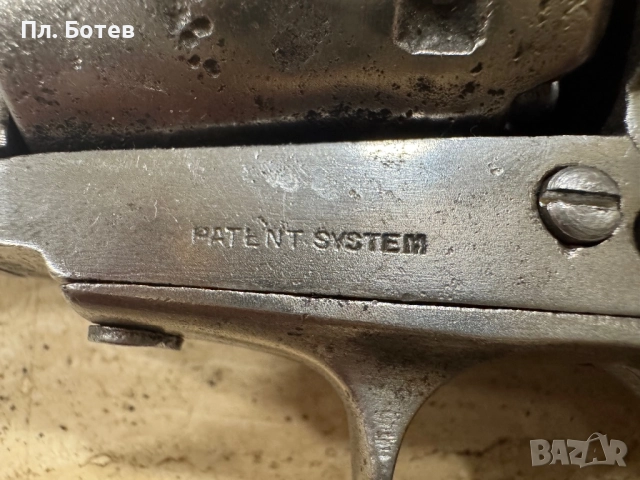 Стар капсулен револвер, пистолет, снимка 4 - Антикварни и старинни предмети - 51991219