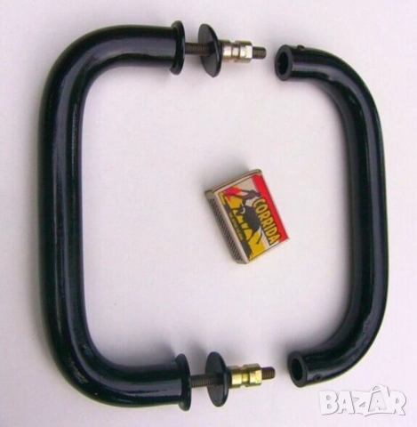 К-т Италиански Портални ДРЪЖКИ Ф25x222мм тип Полумесец за Метални, Плъзгащи и Повдигащи Врати БАРТЕР, снимка 2 - Други - 51696223