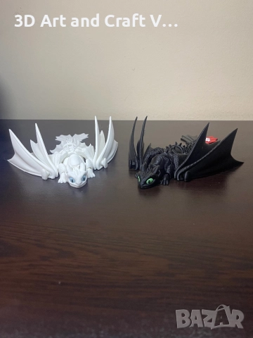 Дракон Беззъб, снимка 5 - Фигурки - 51574959