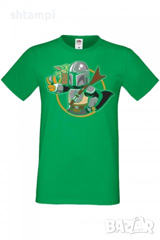 Мъжка тениска Star Wars mandalorian baby yoda 2,Междузвездни войни,Филм,Изненада,Подарък,Повод,, снимка 8 - Тениски - 37718067
