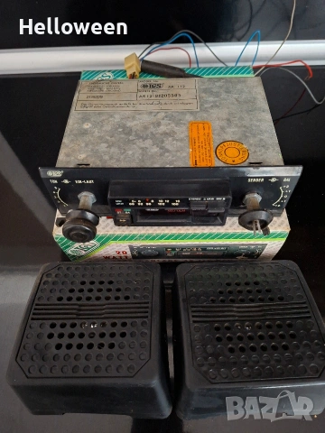 Комплект авто радиокасетофон ICS, две тонколонки и външна антена, снимка 7 - Аксесоари и консумативи - 53159684