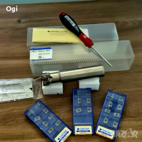 Фреза ф25 със сменяеми пластини SUMITOMO , снимка 5 - Други инструменти - 50238920