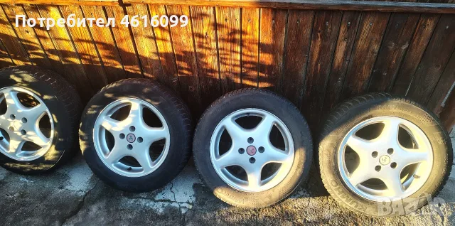 Джанти с гуми 15 4x98 Speedline Abarth, снимка 2 - Гуми и джанти - 56248349