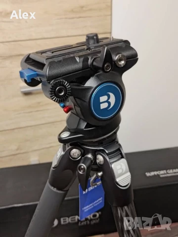 Карбонов статив BENRO TTOR24CLV с флуидна глава S4PRO, снимка 5 - Чанти, стативи, аксесоари - 50968567