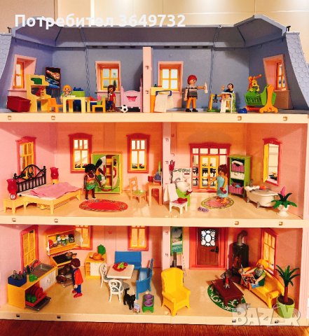 Playmobil Романтична къща за кукли 5303 - Плеймобил, обзаведена, 6 стаи, снимка 9 - Конструктори - 39756748