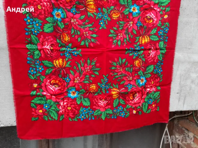 Стара кърпа за глава #26, снимка 4 - Антикварни и старинни предмети - 50266767