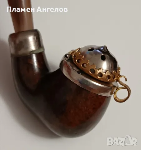 Ретро ветроупорна лула "Stsndard Old BRIAR" 312, снимка 6 - Лули - 55731546
