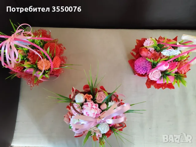 Букети от глицеринови цветя за вашият повод, снимка 18 - Подаръци за жени - 56144719