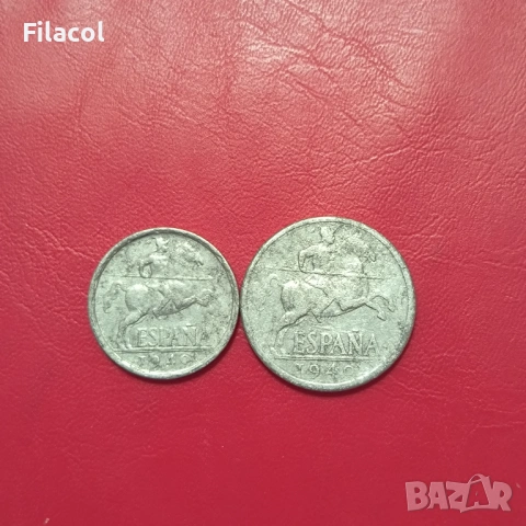 5 и 10 сентимос 1941 Испания