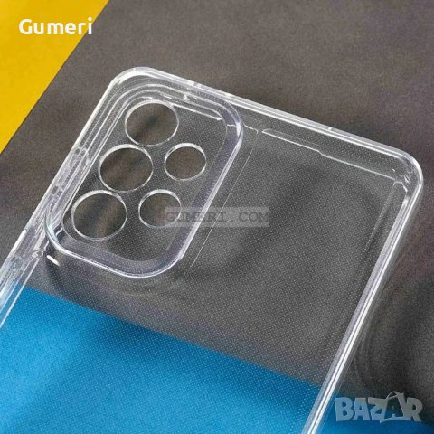 Samsung Galaxy A73 5G Силиконов Гръб Със Защита За Камерата - Прозрачен, снимка 3 - Калъфи, кейсове - 38416670