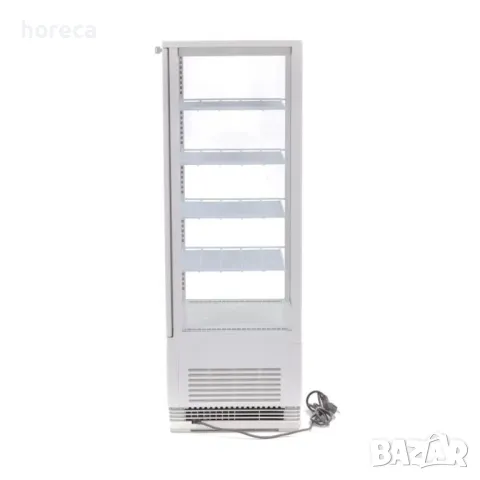 Хладилна витрина за сладкиши, 0° до + 12° - 98 литра - Цвят - Бял, снимка 3 - Обзавеждане на кухня - 50297854