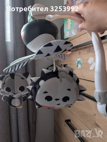 Музикална въртележка за легло или количка Tiny Love 3в1, снимка 4 - Музикални играчки - 52022906