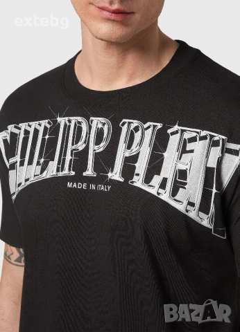 PHILIPP PLEIN нова оригинална тениска размер XXL, снимка 4 - Тениски - 52023840