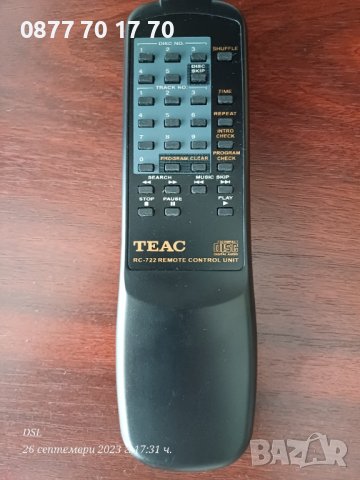 Дистанционни Teac , снимка 3 - Други - 32156397