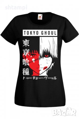 Дамска тениска Tokyo Ghoul 01,Анимация,игра,Празник,Повод., снимка 1 - Тениски - 38074845