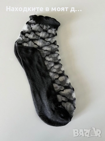 Дамски финни дантелени чорапи, снимка 4 - Други - 54327560