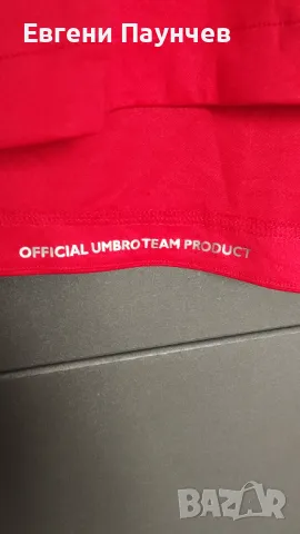 Нова Umbro спортна мъжка блуза размер XL червена, снимка 4 - Спортни дрехи, екипи - 50385839