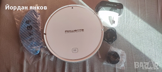 Робот прахосмукачка Rowenta Explorer Serie 40 Animal Kit (RR7267WH) – Като нов, без батерия!, снимка 5 - Прахосмукачки - 52771334