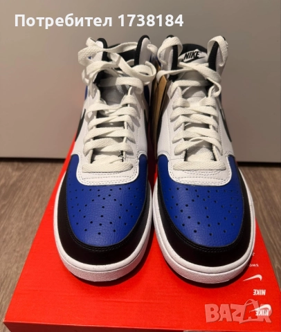 Обувки Nike Court Vision Mid NN AF, снимка 2 - Маратонки - 51642556