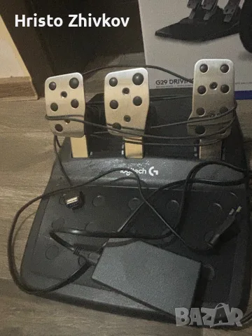 🎮  Продавам волан Logitech G29 , снимка 2 - Джойстици и геймпадове - 56453745
