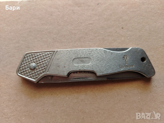 СГЪВАЕМ НОЖ ,НОЖ, НОЖКА BOKER TITAN 1 TITANIUM, снимка 2 - Ножове - 54317542