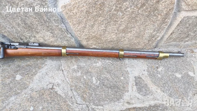 Френска Гра 1866-74 г. ятаган , хайдушко , пищов, кремъклия, снимка 3 - Антикварни и старинни предмети - 55951595
