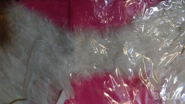 Бели ангелски крила,естествени пера., снимка 3 - Кукли - 19881545