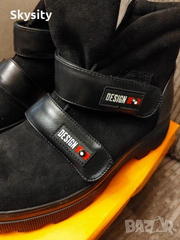 Нови!Tendenz Дамски боти/ботуши черни, снимка 3 - Дамски боти - 53971858