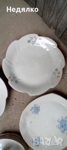 21бр Бг порцелан,1956г,Нов,плата,чинии, снимка 10 - Антикварни и старинни предмети - 42743962
