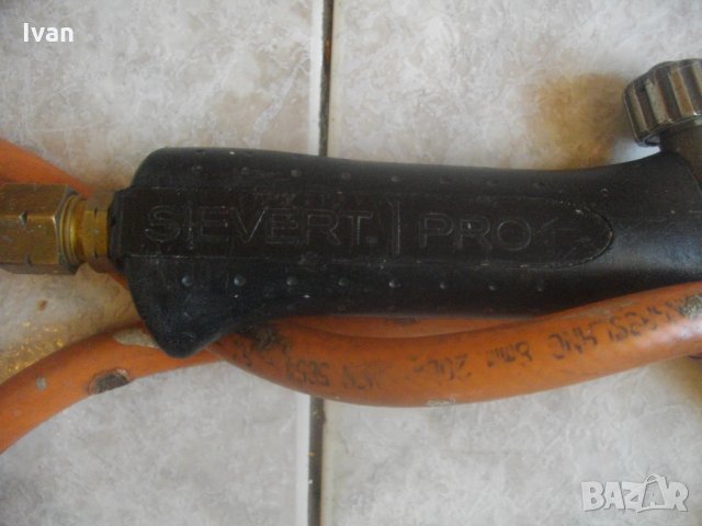 Горелка-Италианска-Работеща На Газ-4 bar-SIEVERT-Винтил-Пълен Комплект, снимка 4 - Други инструменти - 33730645