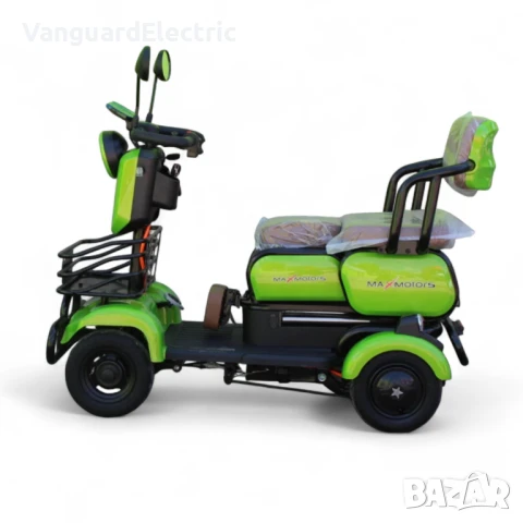 Електрическа четириколка с 3 места Х4 1500W / 48V / 20Ah - Green, снимка 5 - Мотоциклети и мототехника - 51271808