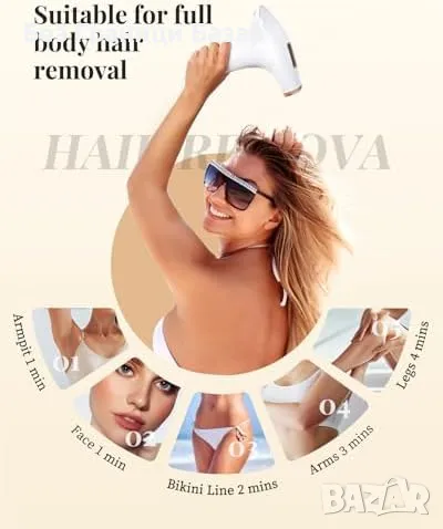 Нов уред  IPL 3 в 1 Лазер за Премахване на Косми, 999900 Светкавици, снимка 2 - Други - 48003403