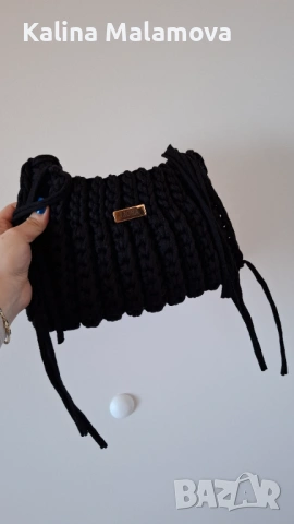 Плетена дамска чанта , снимка 3 - Чанти - 54055864