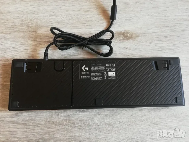 Logitech G413 silver механичка клавиатура с подсветка, снимка 6 - Клавиатури и мишки - 56119117