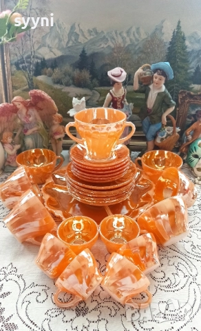 Сервиз за чай и кафе от Anchor Hocking. Ретро чар за вашия дом ., снимка 16 - Сервизи - 51596207
