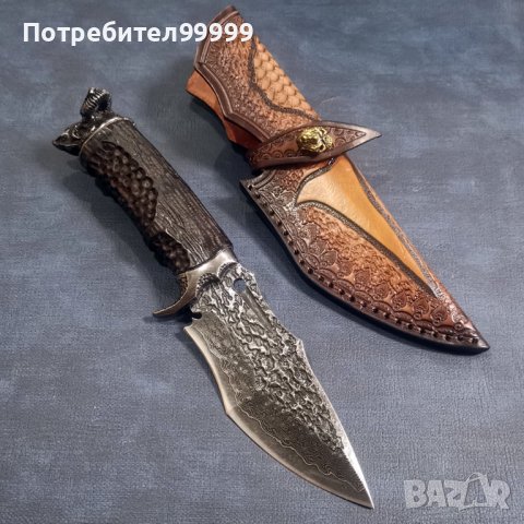Нож от дамаска стомана , снимка 1 - Ножове - 41839627