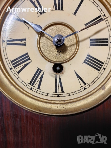 Стар Немски Механичен Часовник , снимка 3 - Антикварни и старинни предмети - 53345000