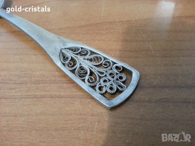 Лъжички за кафе чай десерт филигран, снимка 2 - Антикварни и старинни предмети - 34498602