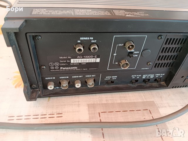 Panasonic AG-1000B Видео, снимка 10 - Плейъри, домашно кино, прожектори - 42466621