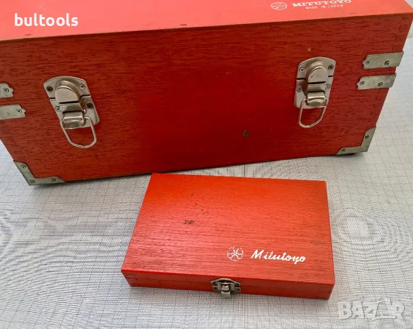 Кутия, сандък за микрометри Mitutoyo, снимка 9 - Други инструменти - 48204186