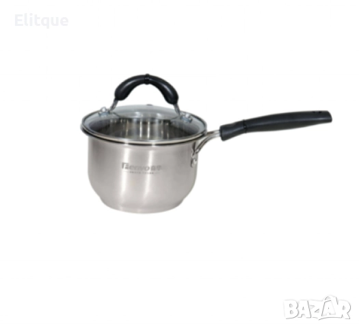Метална касерола,18 см с индукционно дъно, снимка 4 - Съдове за готвене - 52840244