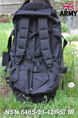 НОВ Оригинал Английски Военен САК РАНИЦА 80-100 литра Мобилизационна Чанта 90x32x32см Кордура БАРТЕР, снимка 2 - Раници - 52396510