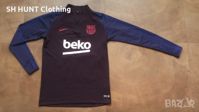 NIKE FC BARCELONA Football Long Sleeve Размер M футболна блуза 3-61