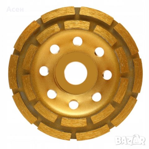 Сегментиран диамантен диск за шлайфане на бетон, 125 мм