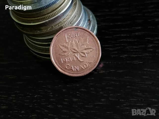Монета - Канада - 1 цент | 1984г.