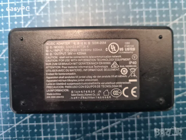 Оригинален захранващ адаптер SSW-2054 S30122-H7726-X 38V 420mA, снимка 2 - Siemens - 48225885
